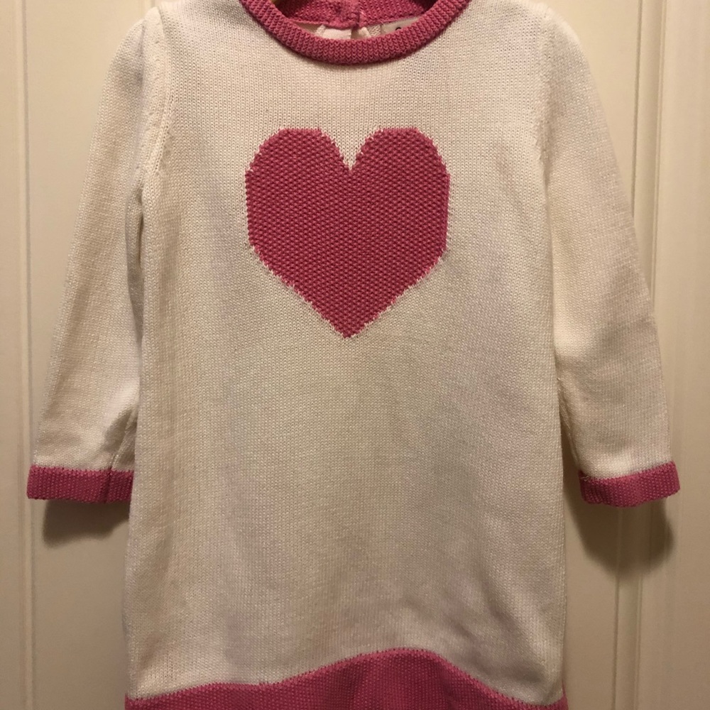 heart sweater dress